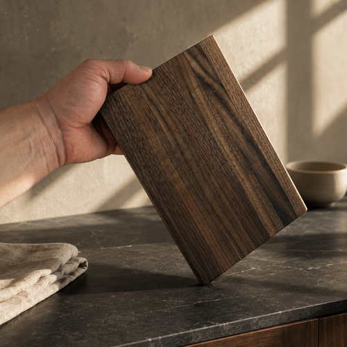 Small Black American Walnut Gift Board