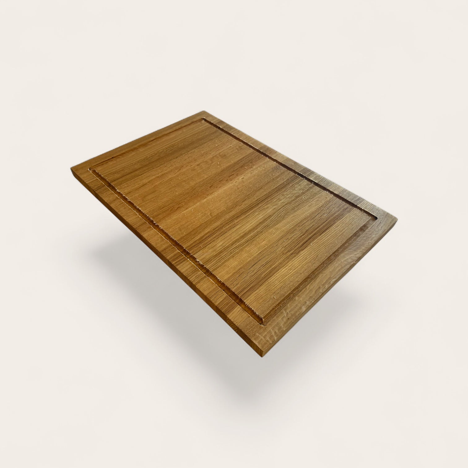 Quartered White Oak utility board angle view